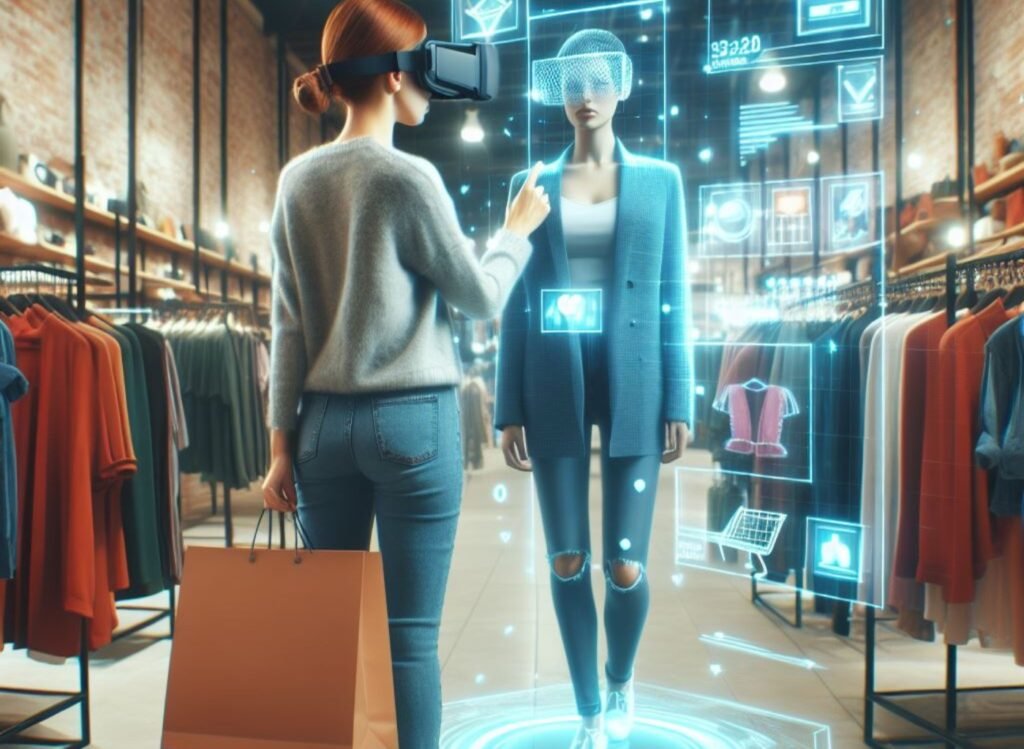 Shopping experience using  Augmented Reality 
