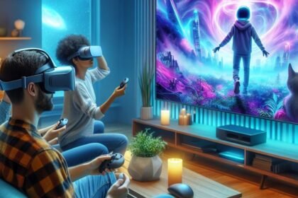 VR games on TV