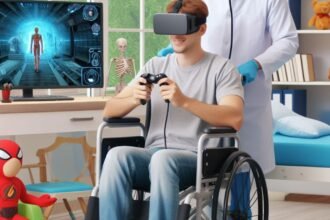 what do patients experience in the virtual reality environment?
