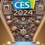 The CES 2024 Innovation Award trophy rendered in 3D.