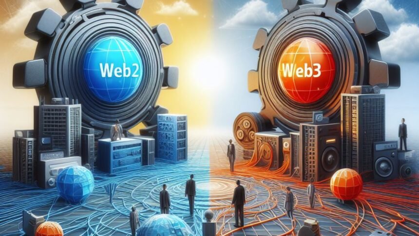 centralized versus decentralized internet, Web2 vs, Web3
